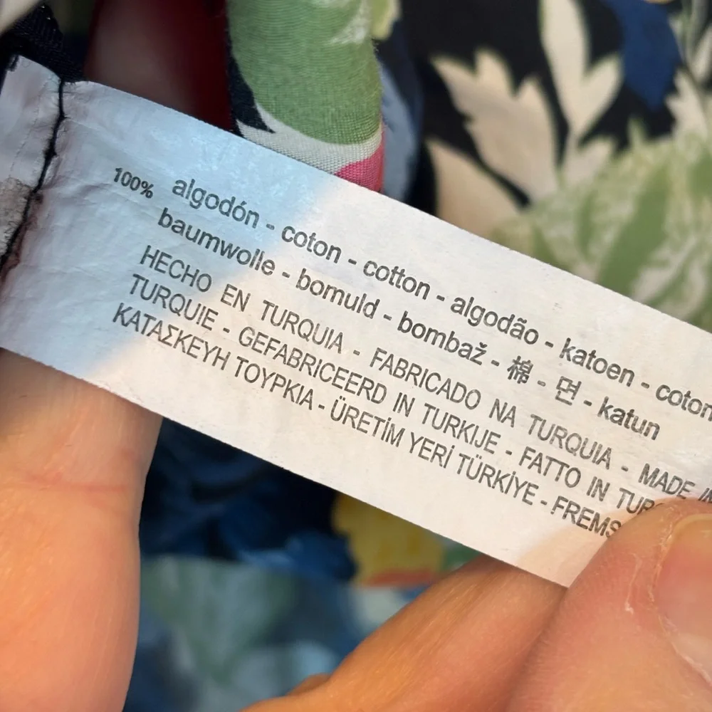 Zara Vibrant Floral Puff Sleeve Blouse 042 - Picture 4 of 6